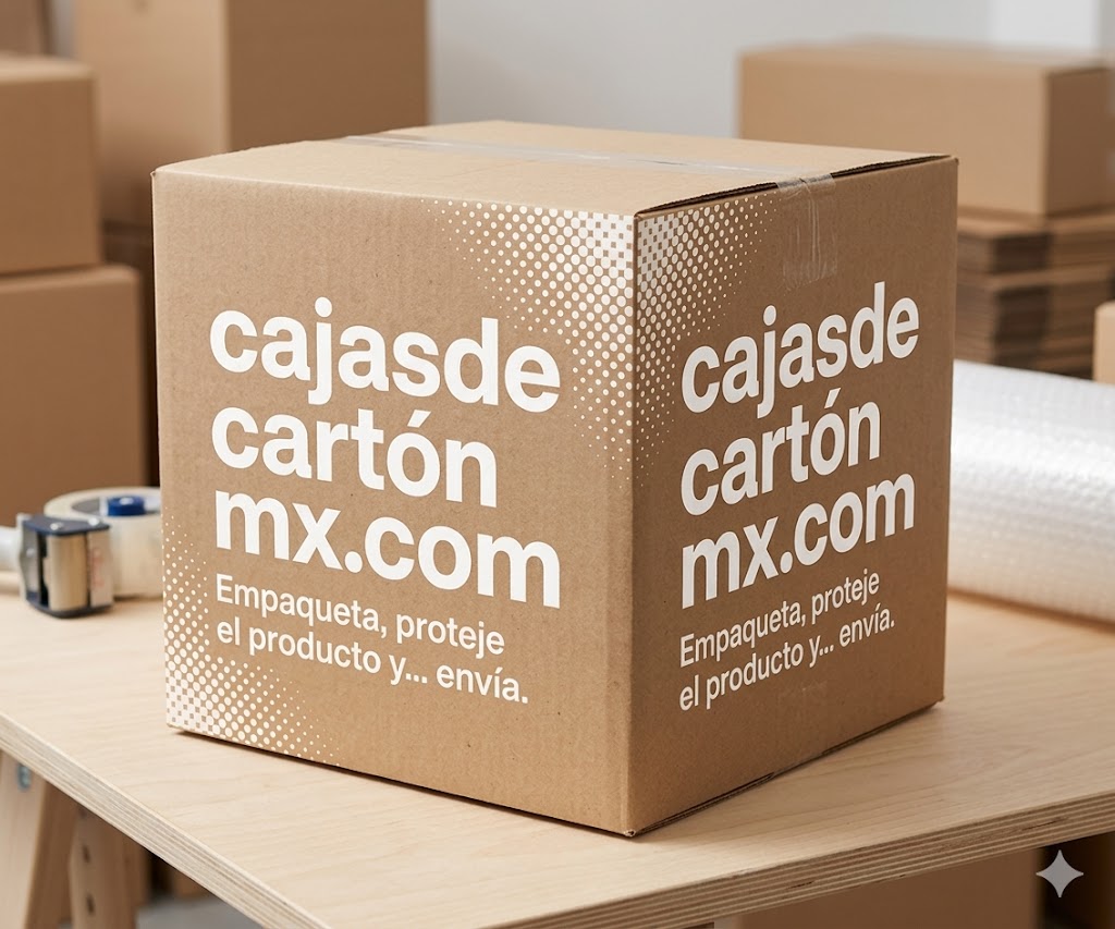 Caja de cartón con estampado. De 12 x 12 x 12 pulgadas - Imagen 2